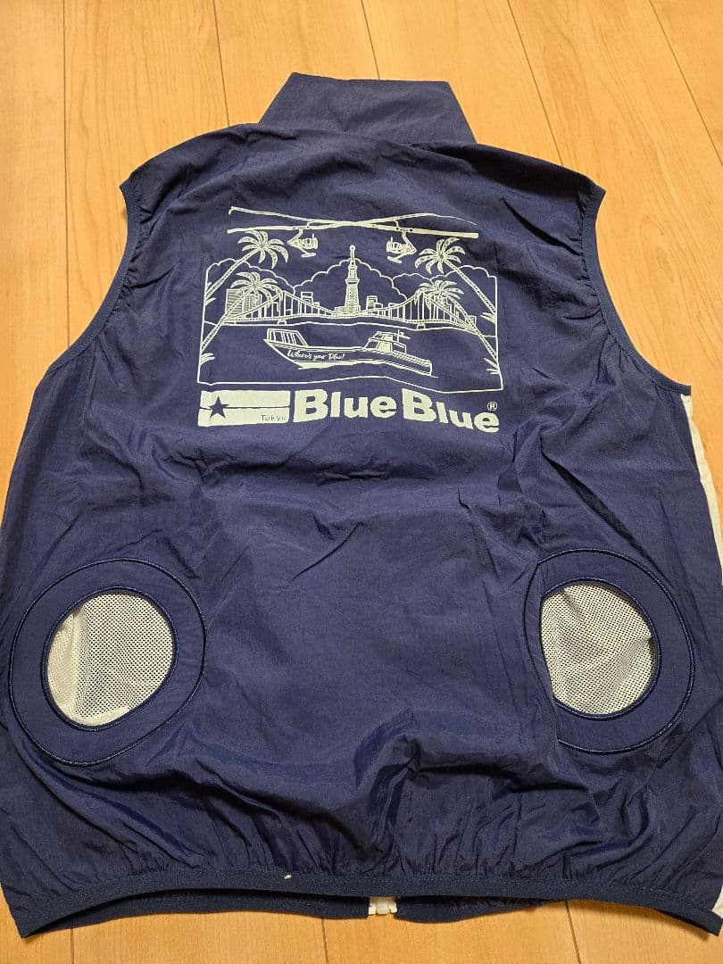 Blue Blue ファン付き釣りベスト M