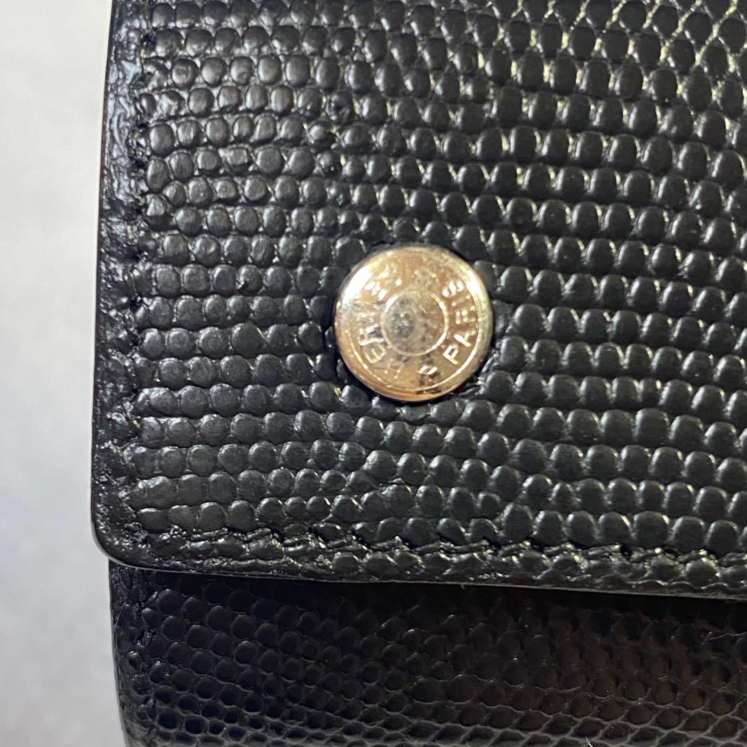正規品☆エルメス リザード キーケース ブラック