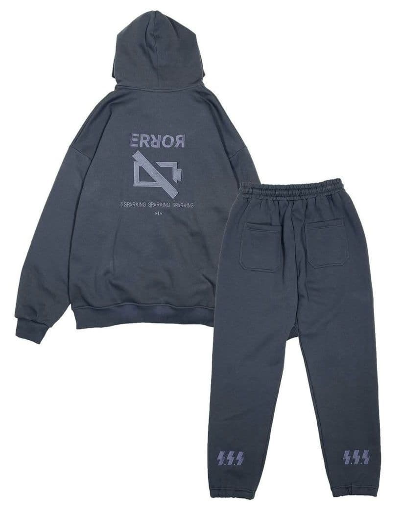 S.S.S 刺繍 セットアップ パーカー スウェット パンツ フーディ