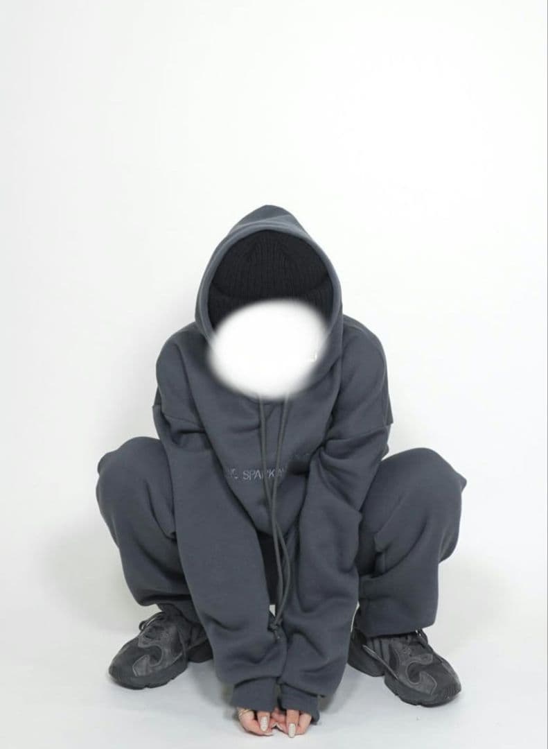 S.S.S 刺繍 セットアップ パーカー スウェット パンツ フーディ