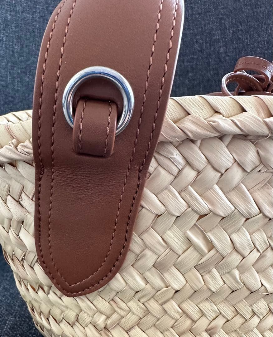 新品未使用品 J&M DAVIDSON バスケット S ラフィア