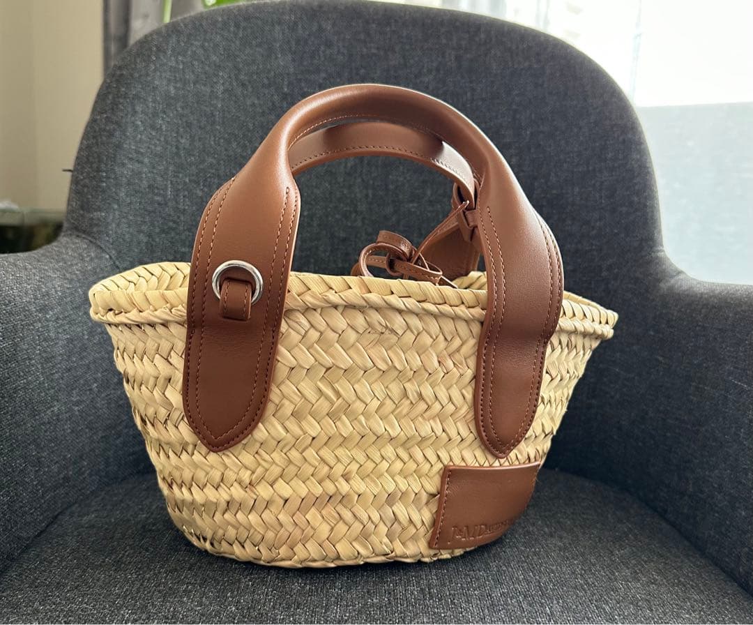 新品未使用品 J&M DAVIDSON バスケット S ラフィア