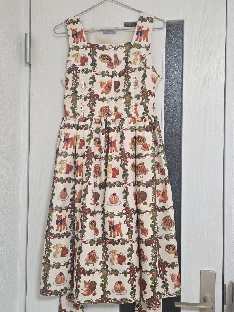 axes femme kawaii 森のケーキ屋さん JSKブラウスオーバーニー