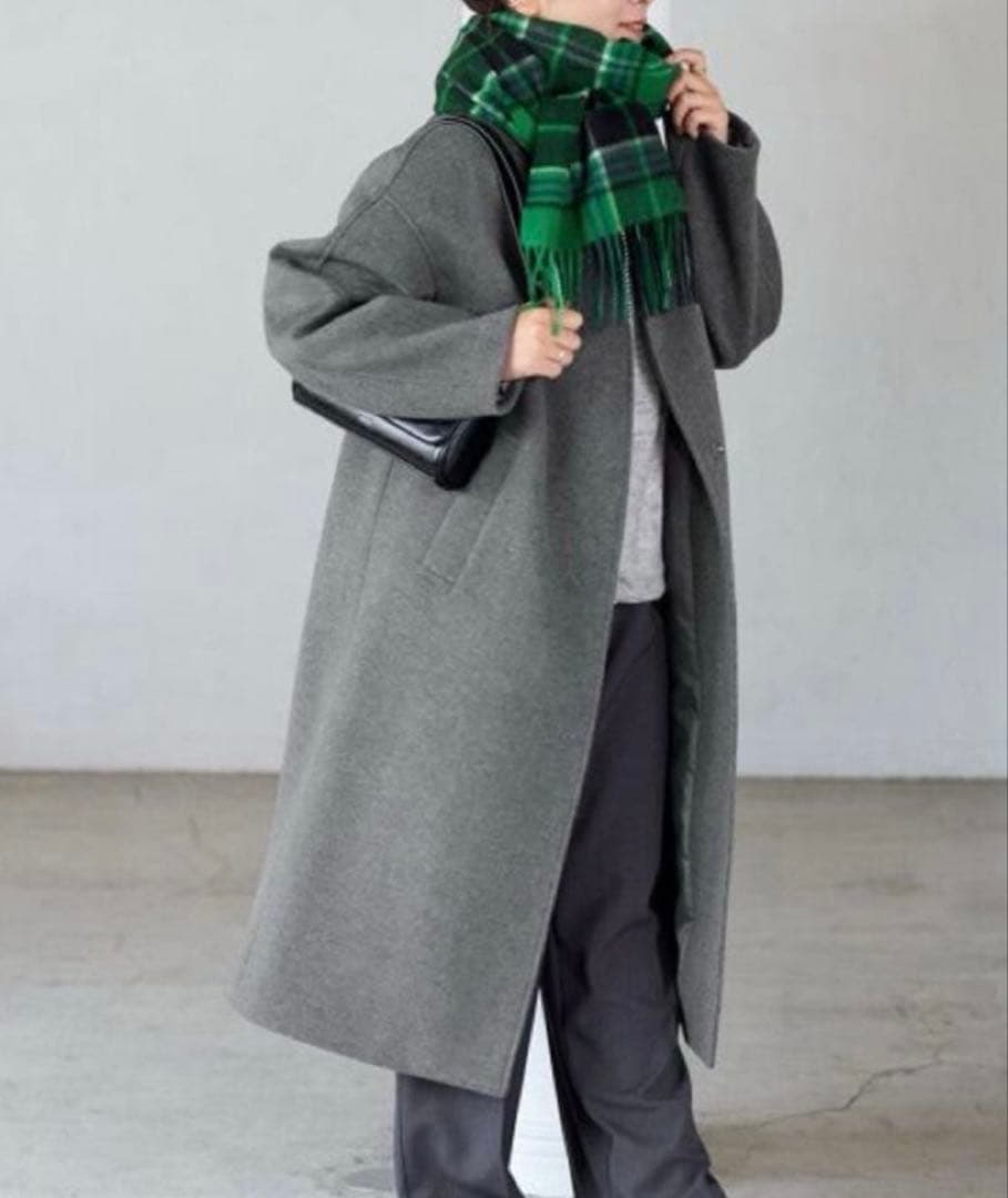 カシミヤ100%⚫️JOURNAL STANDARD カシミヤストール　グリーン