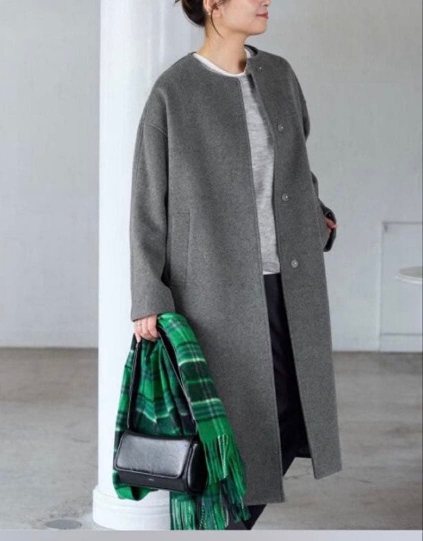 カシミヤ100%⚫️JOURNAL STANDARD カシミヤストール　グリーン