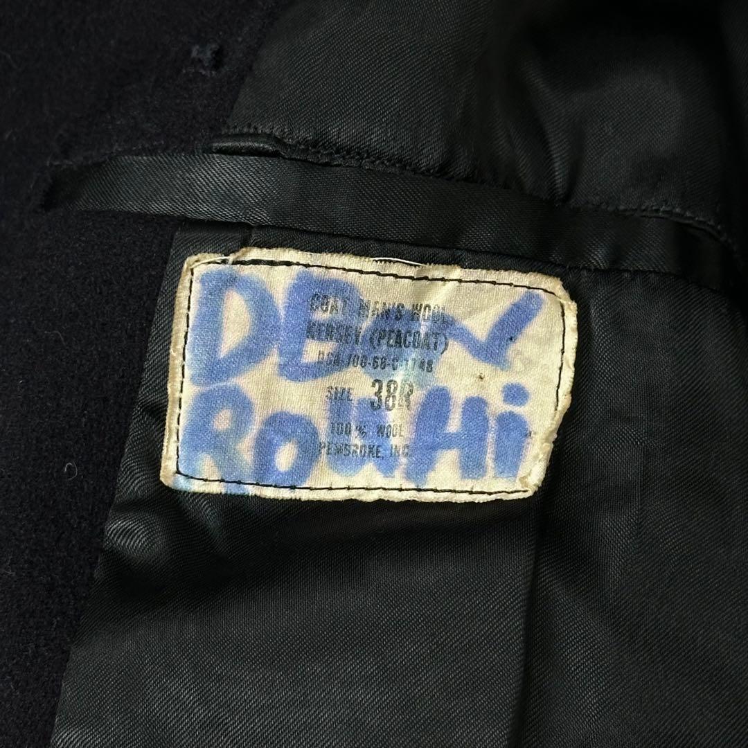 60s 米軍実物 Pコート メルトン ミリタリー ピーコート 1968年