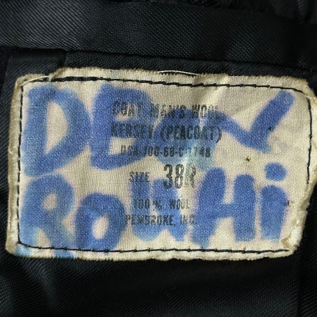 60s 米軍実物 Pコート メルトン ミリタリー ピーコート 1968年