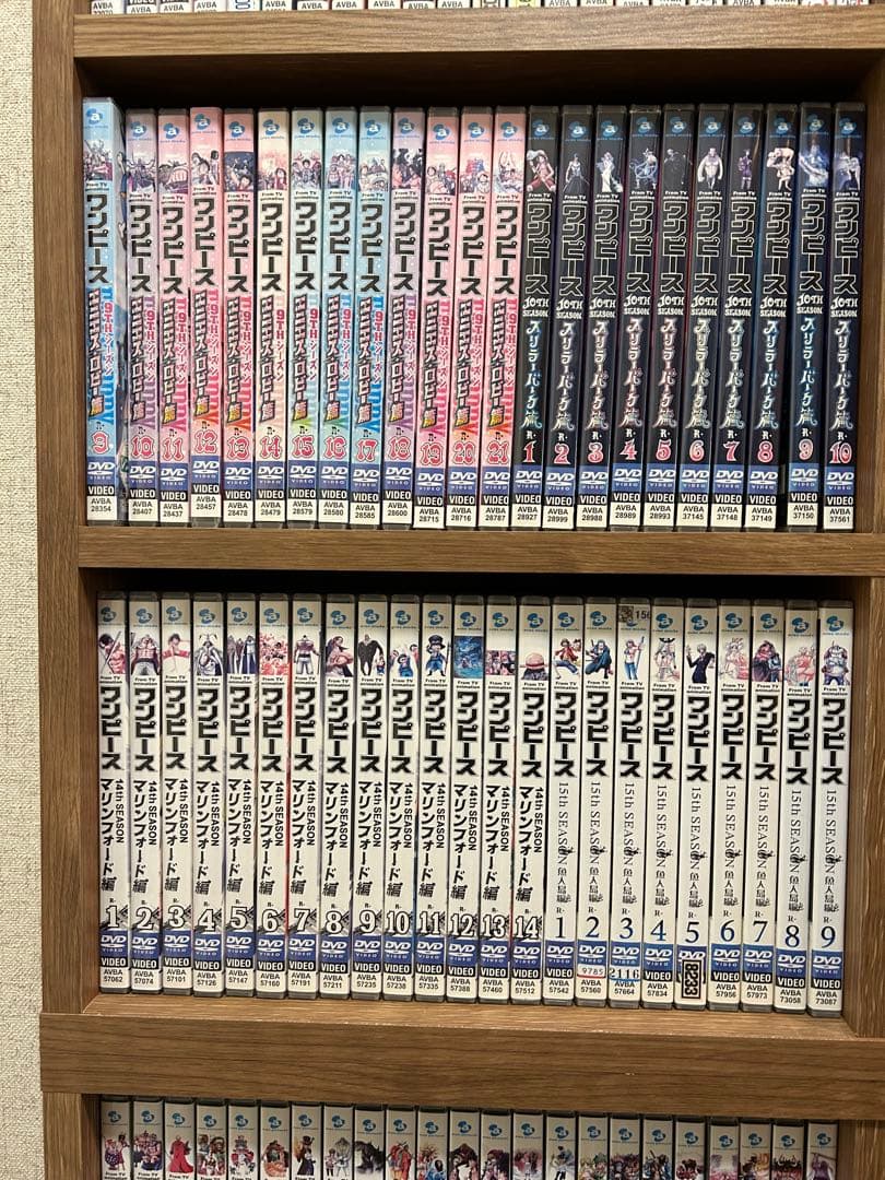 【中古】ワンピース one piece DVD 288枚 マンガ アニメ 人気