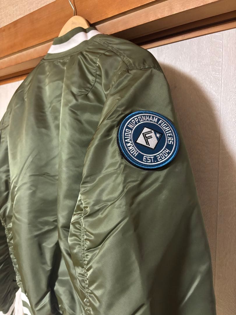 ＡＬＰＨＡ×ファイターズ　ＭＡ－１　カーキ