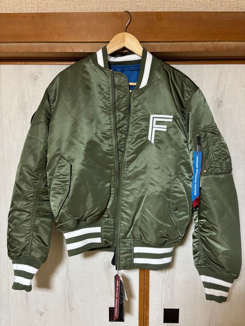 ＡＬＰＨＡ×ファイターズ　ＭＡ－１　カーキ