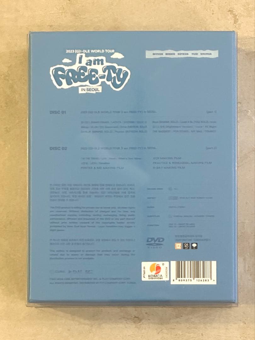 K-POP・アジア (G)I-DLE DVD I am free-ty