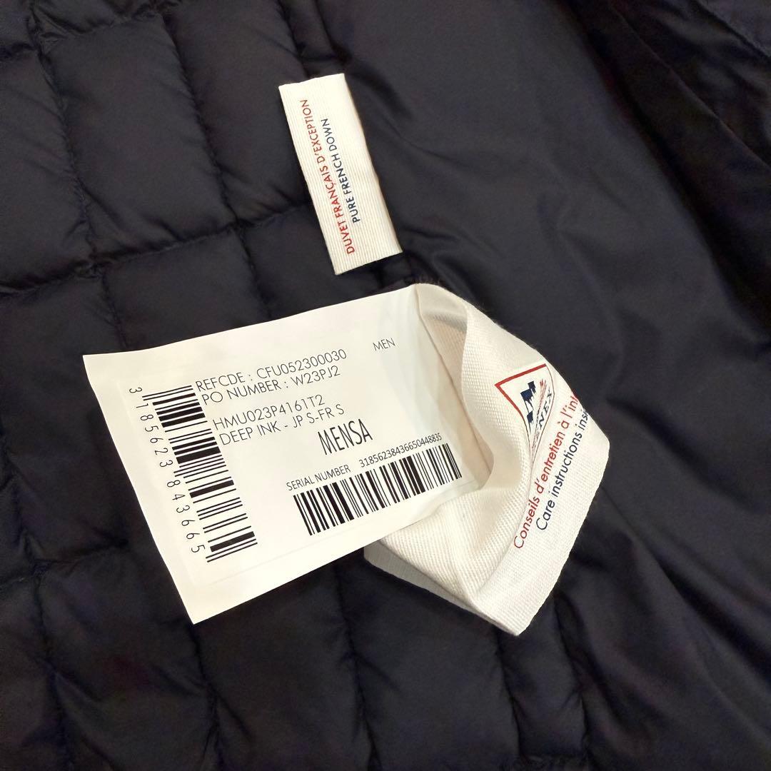 新品未使用◎PYRENEX ピレネックス インナーダウンベスト S ネイビー