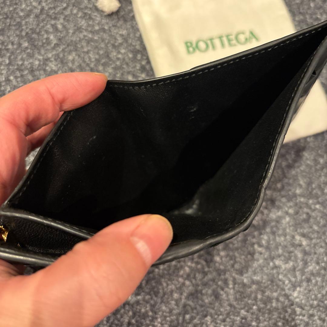 BOTTEGA VENETA ブラック 二つ折り財布