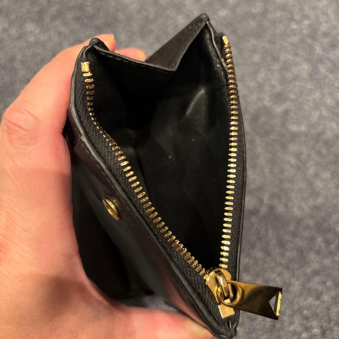 BOTTEGA VENETA ブラック 二つ折り財布