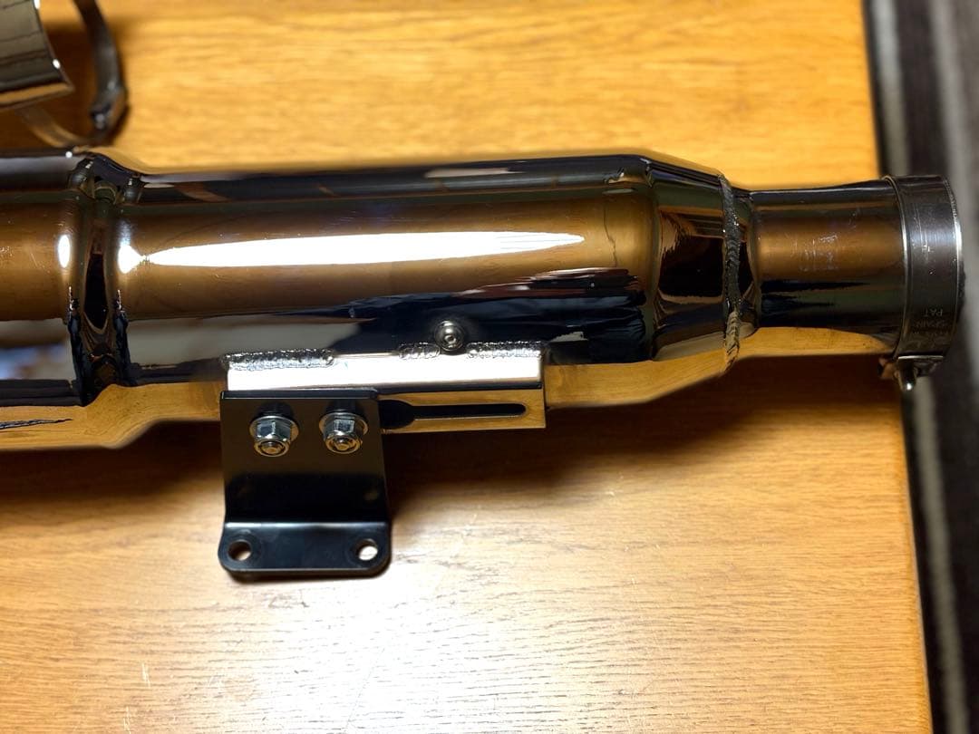 モーターステージ　ベビーバズーカフルエキゾーストマフラー2018年以降ソフテイル