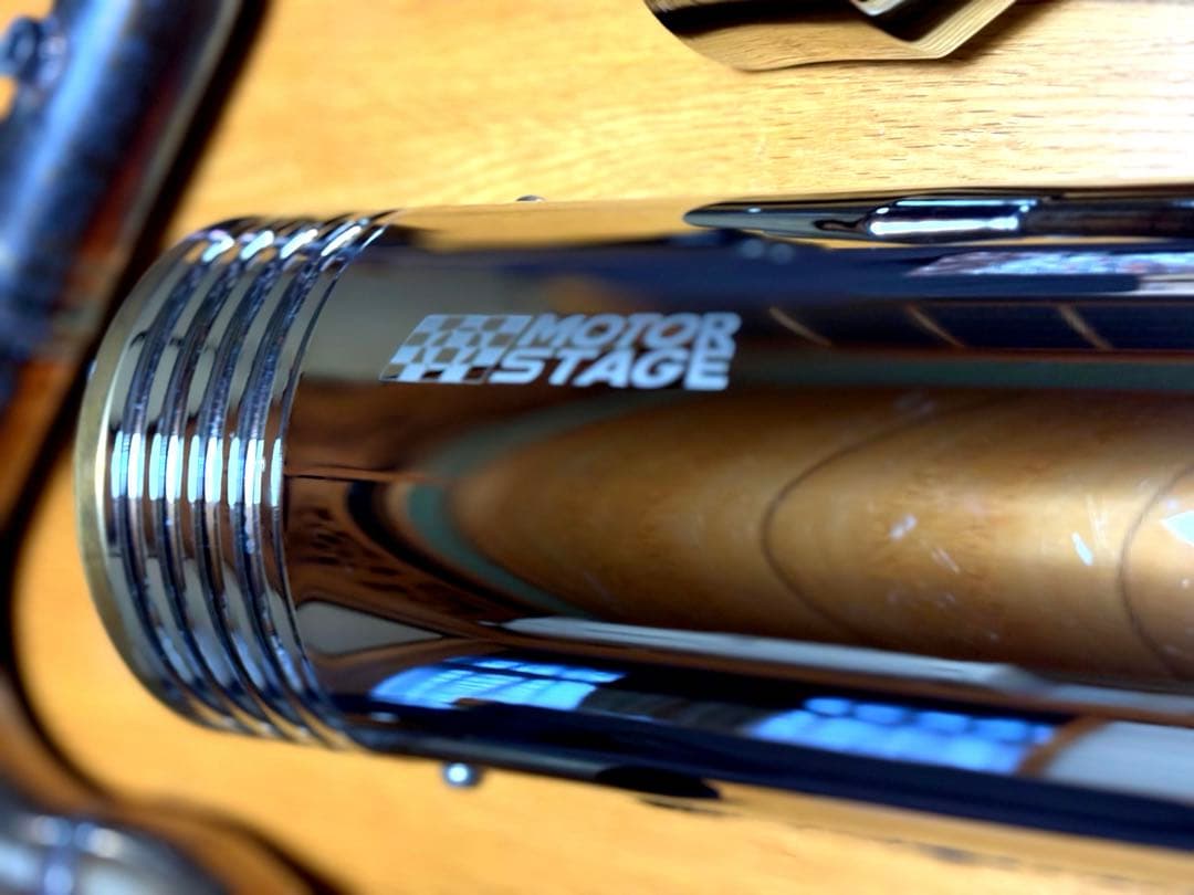 モーターステージ　ベビーバズーカフルエキゾーストマフラー2018年以降ソフテイル