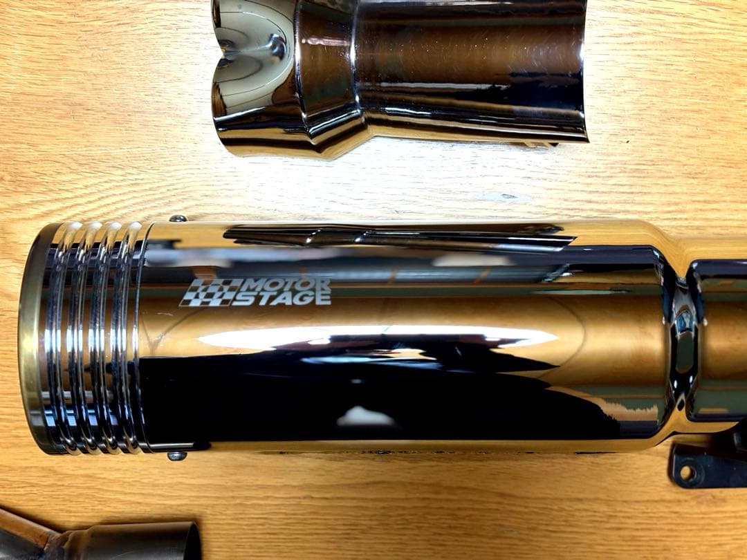 モーターステージ　ベビーバズーカフルエキゾーストマフラー2018年以降ソフテイル