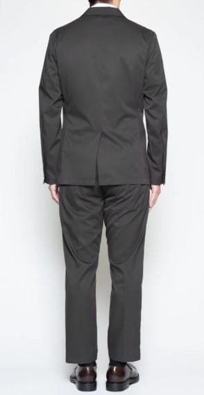 WWS スーツ Bizテーラード セットアップ チャコールグレー