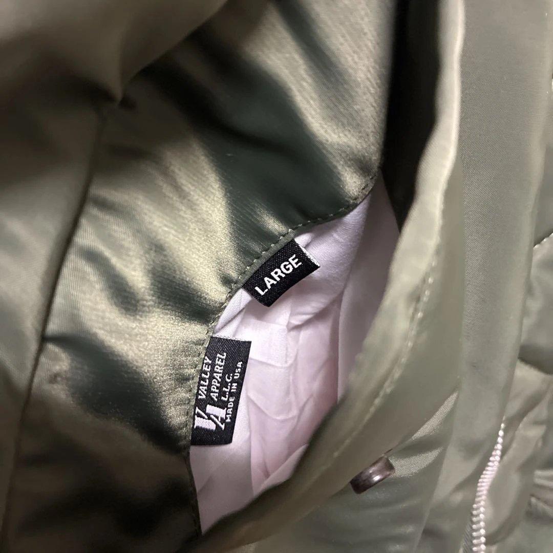 VALLEY APPAREL MA-1フライトジャケット オリーブグリーン