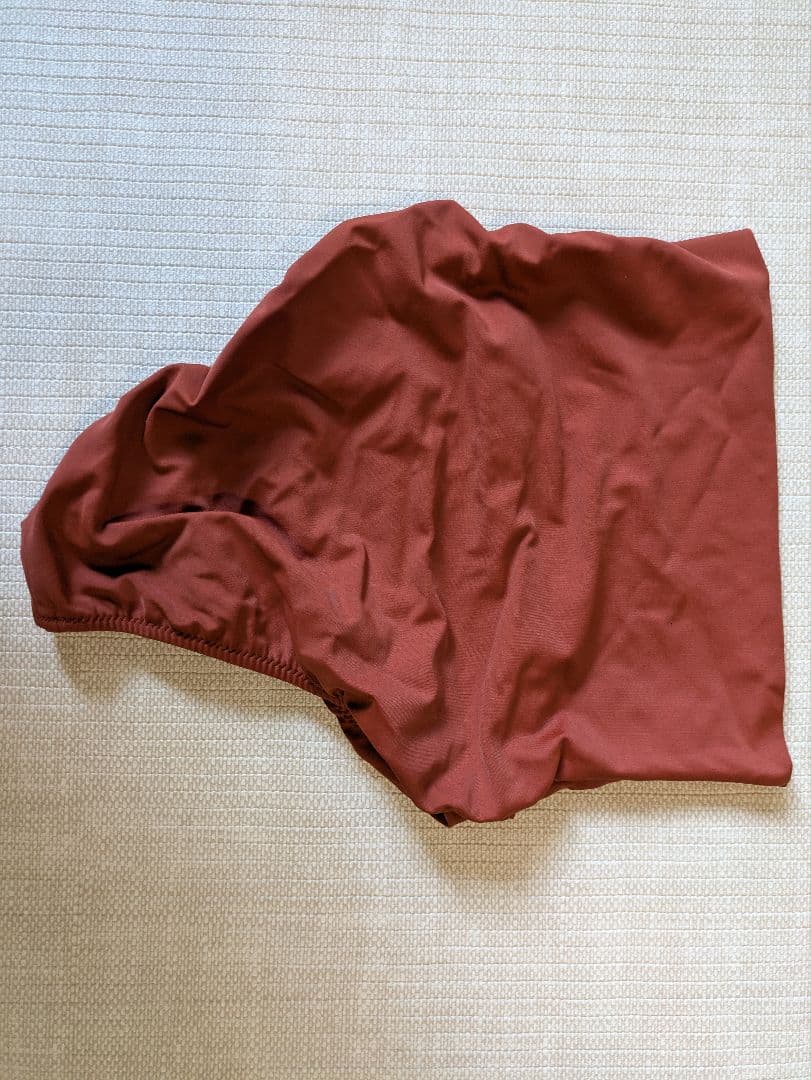 ピークアンドパイン　ギンガムチェックオフショルダーワンピ見えビキニ