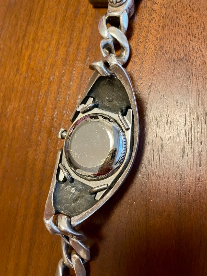 ⭐️Xmas値下げ⭐️【ARGENT GLEAM】メンズ　自動巻き時計　シルバー