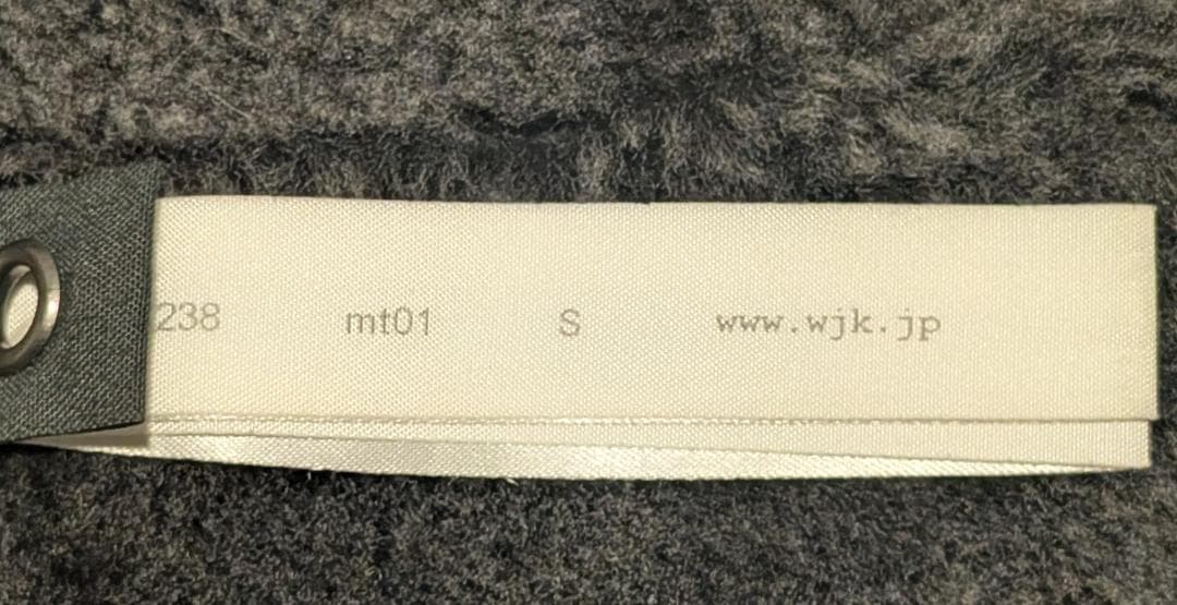 wjk リアル ムートン レザー チェスター コート Ｓ ブラック