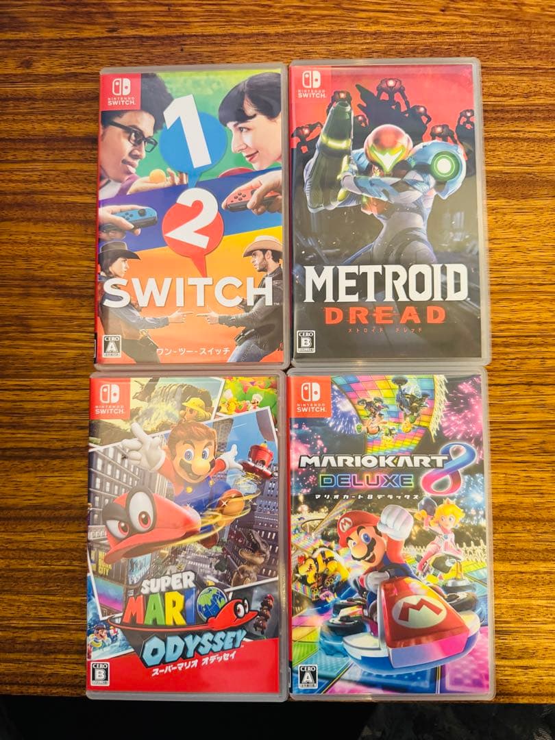 Switchソフト　パッケージ版　4本まとめ売り