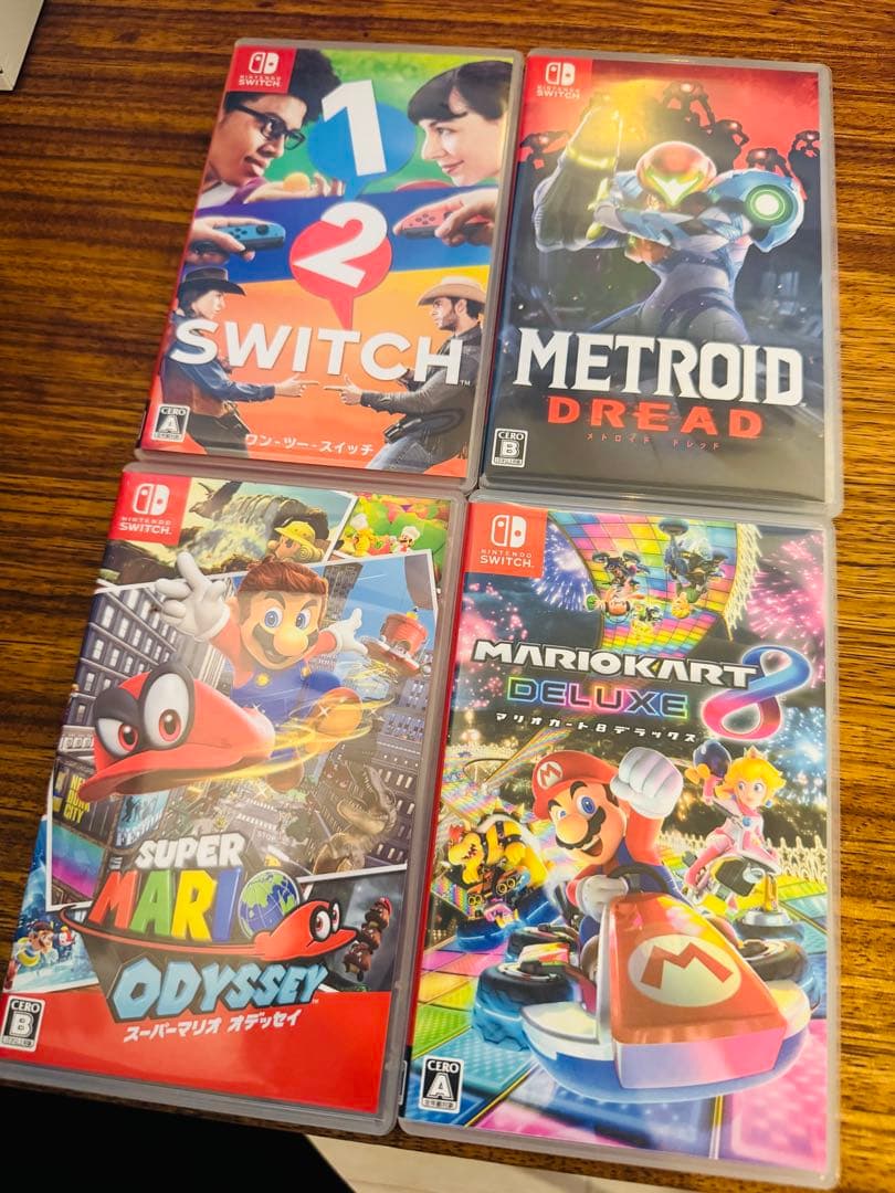 Switchソフト　パッケージ版　4本まとめ売り