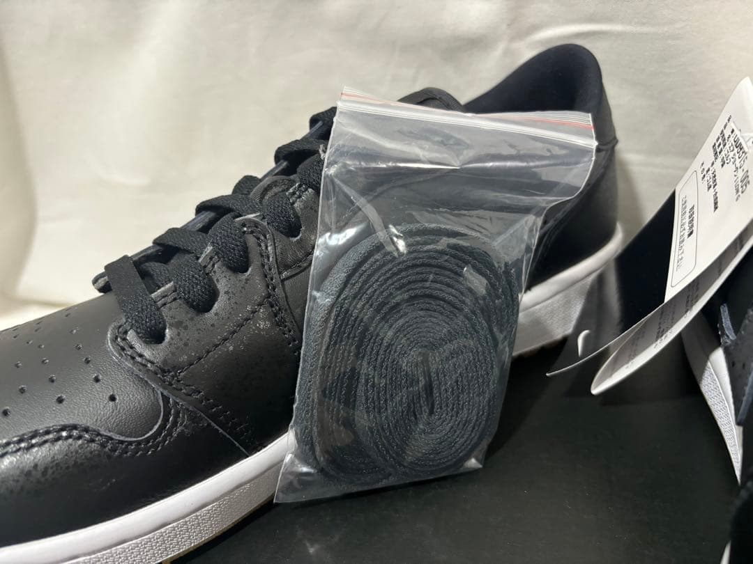 シューズ(男性用) nike air jordan 1 low golf black 28.5