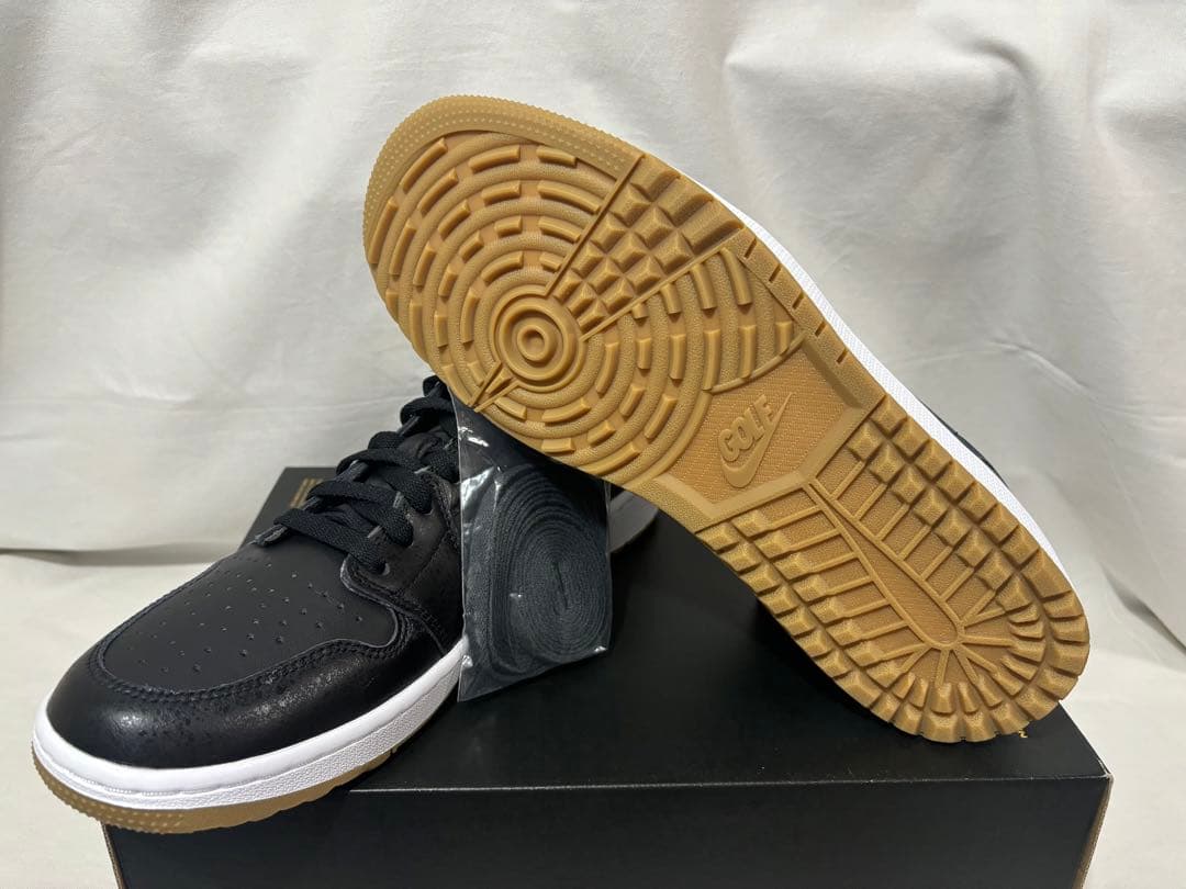 シューズ(男性用) nike air jordan 1 low golf black 28.5