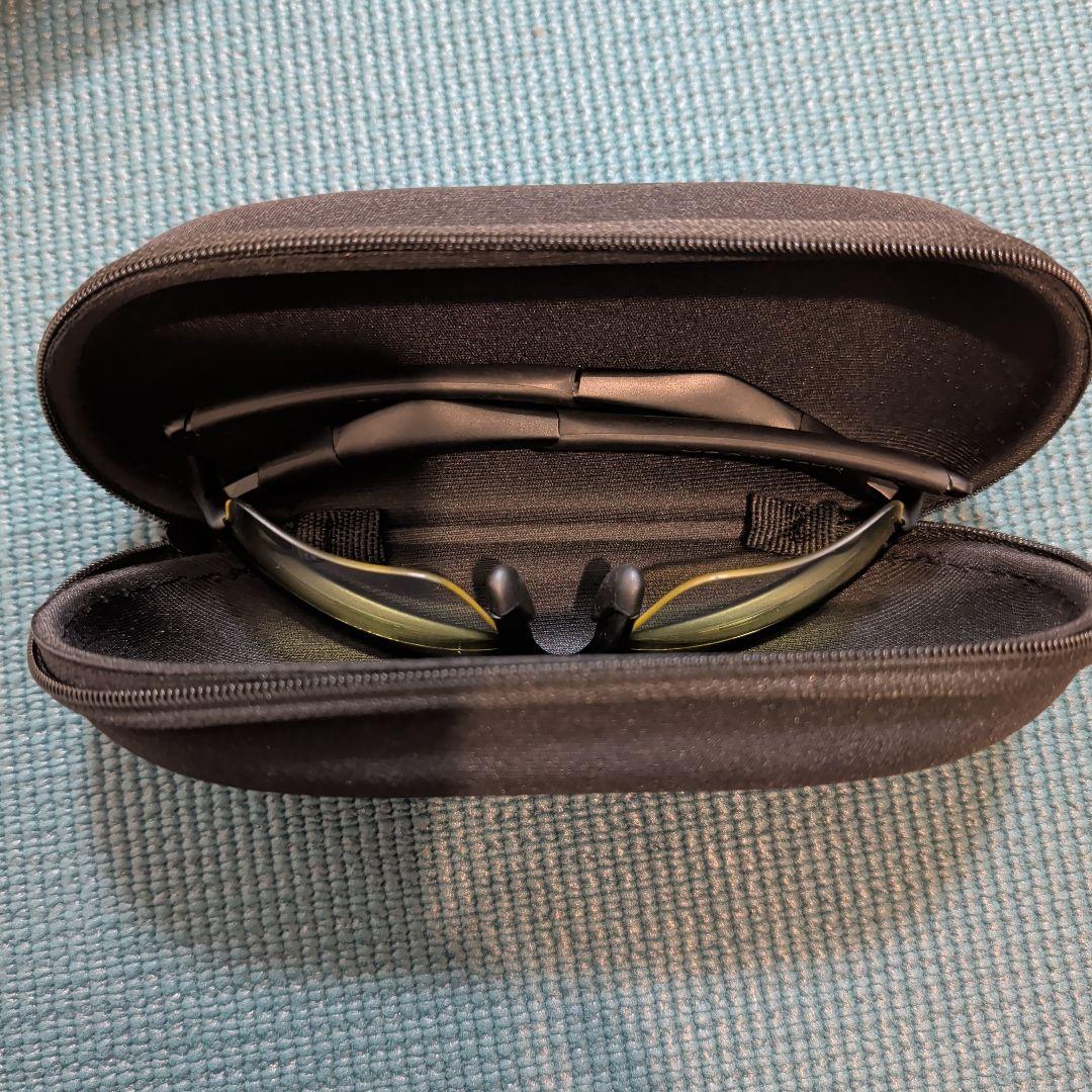 お値下げ　Oakley スポーツサングラス ブラックフレーム イエローレンズ