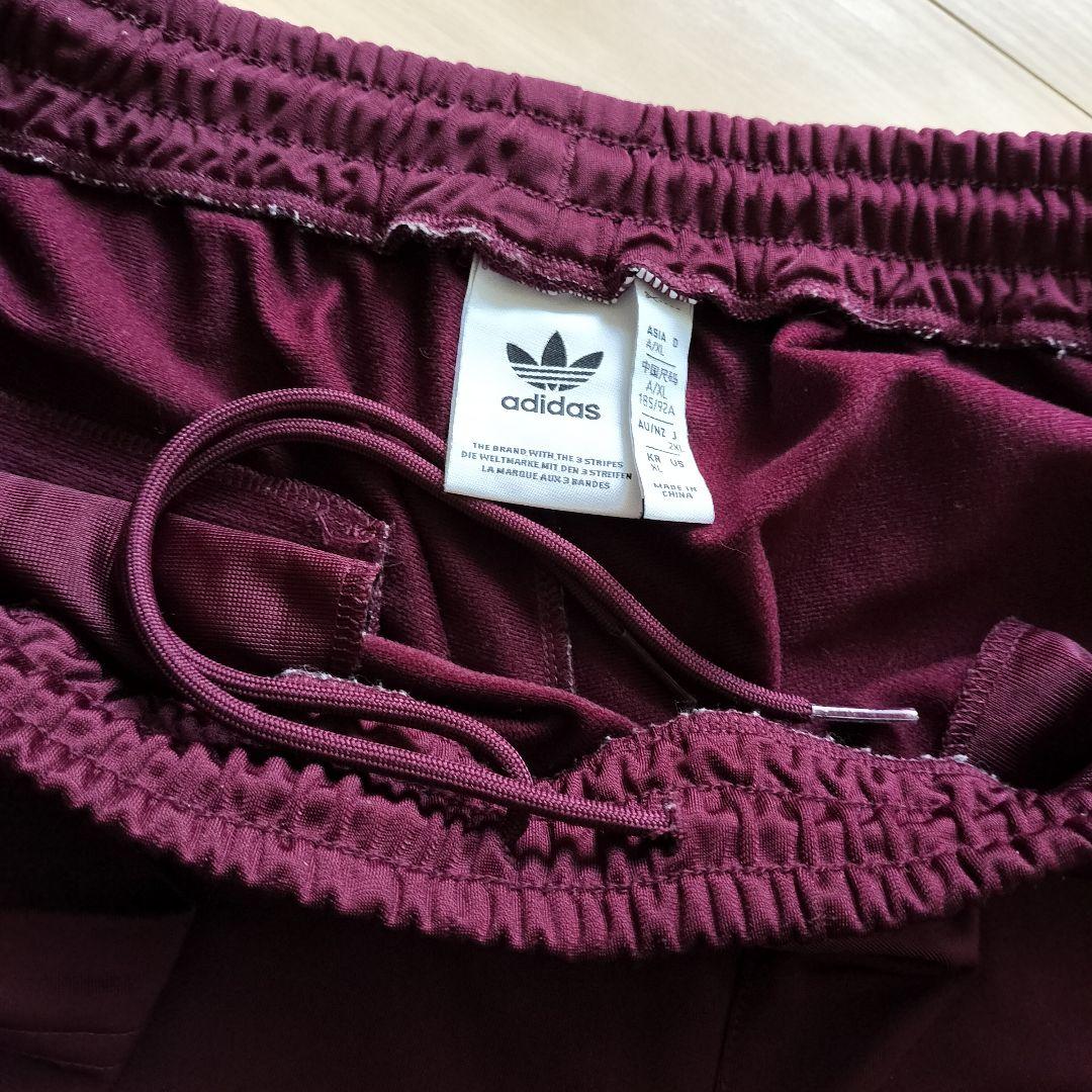 アディダス 赤 ベッケンバウアー ジャージパンツ ジェンダーニュートラル 2XL