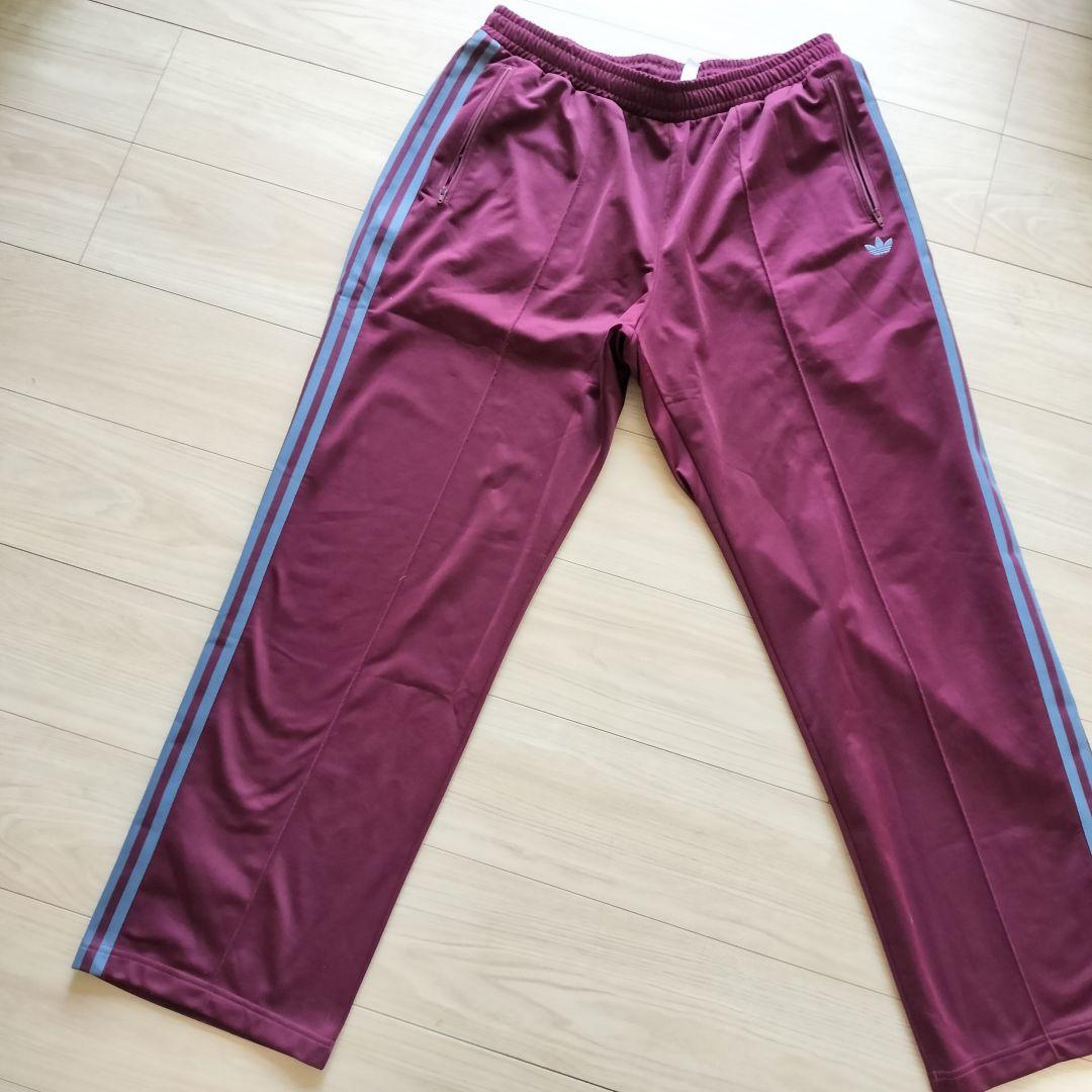 アディダス 赤 ベッケンバウアー ジャージパンツ ジェンダーニュートラル 2XL