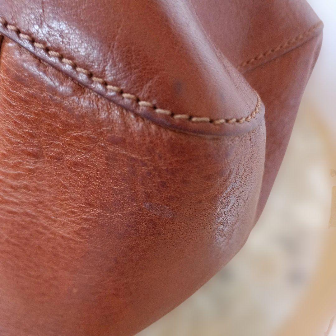 ゲンテン　トートバッグ　 ロック・鍵収納チャーム付き　 ブラウン