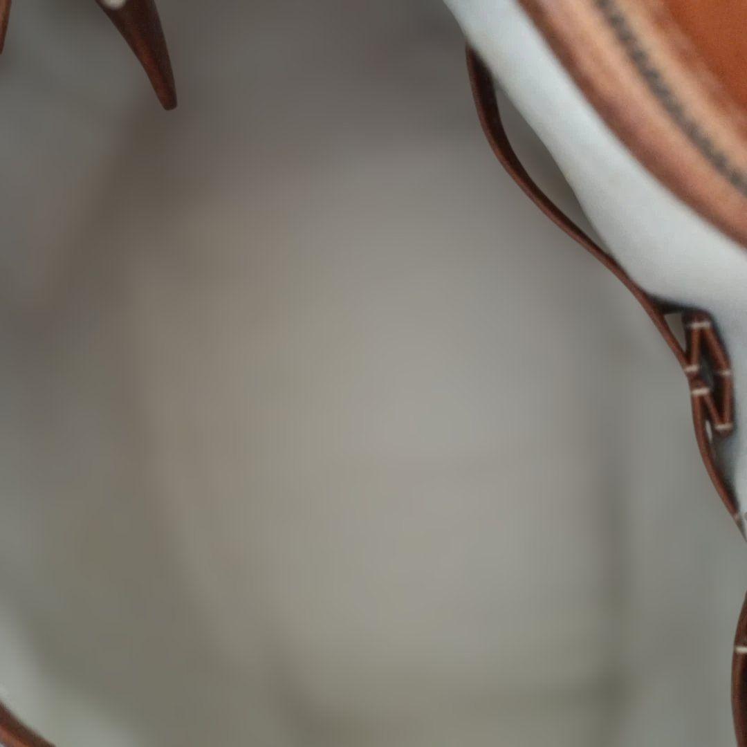 ゲンテン　トートバッグ　 ロック・鍵収納チャーム付き　 ブラウン