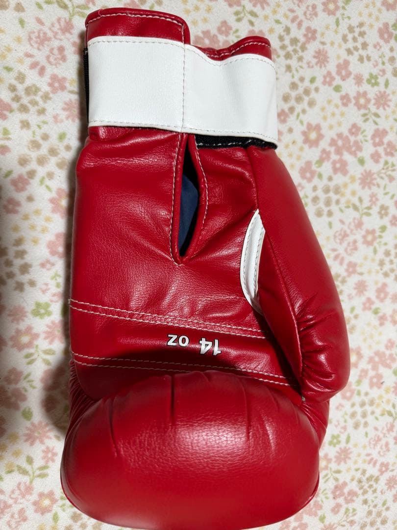 Winning アマチュア練習用ソフトグローブ　14オンス　レッド