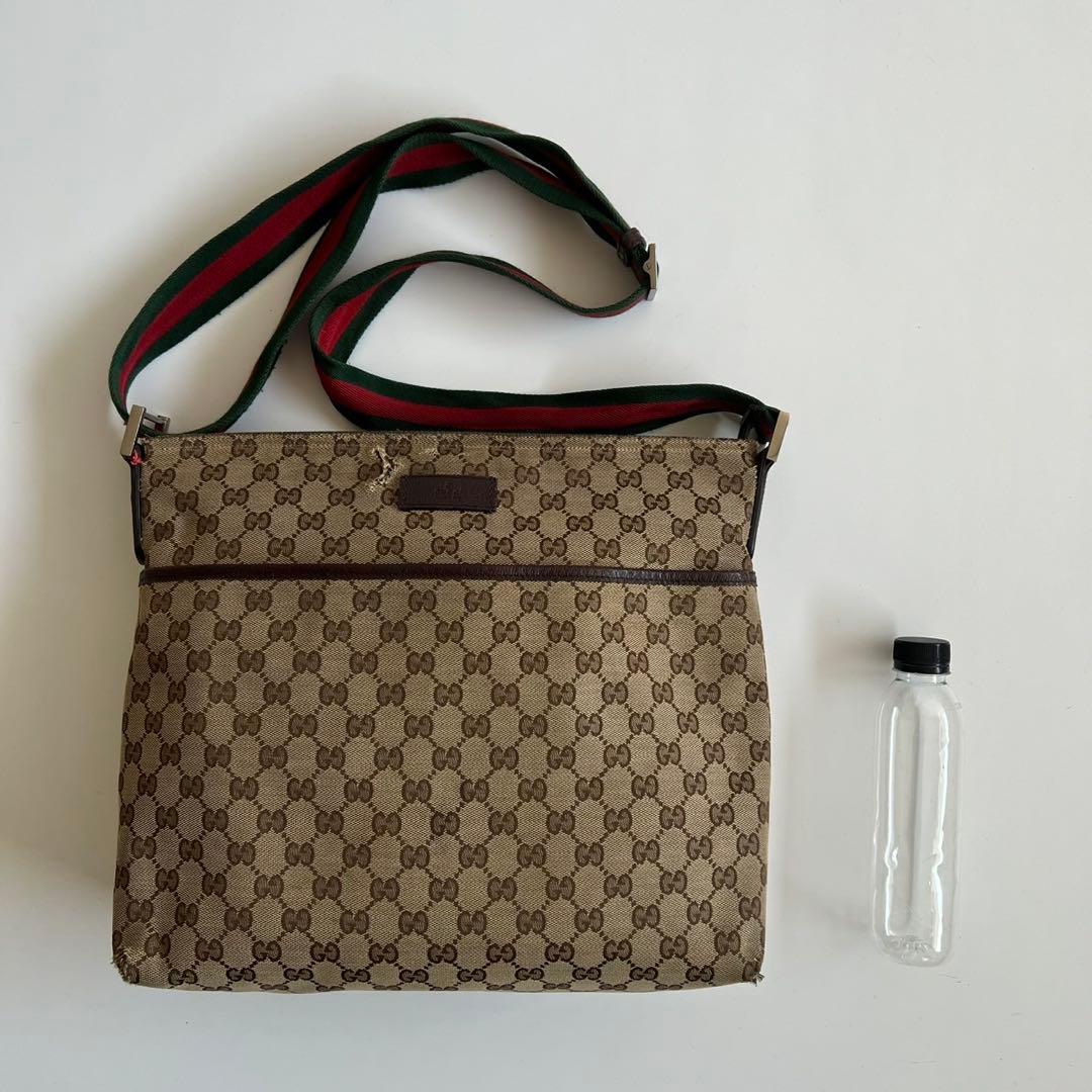 バッグ GUCCI SHERRY LINE CANVAS SHOULDER BAG