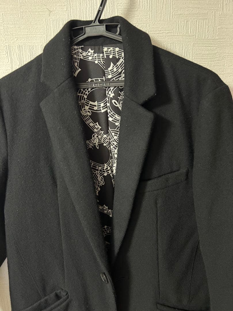 NUMBER (N)INE×STUDIOUS チェスターコート　ブラック　1