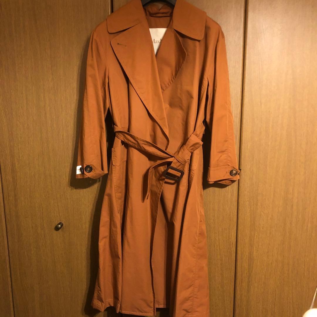 あ*や様 MaxMara The Cubeトレンチコート テラコッタ色　JI34