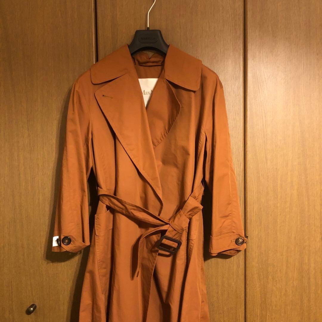 あ*や様 MaxMara The Cubeトレンチコート テラコッタ色　JI34