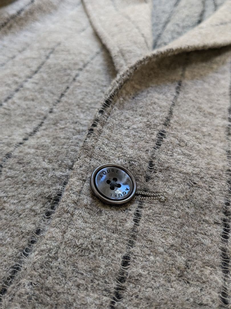 【極美品】AOURE ウールジャージージャケット【着用3回】