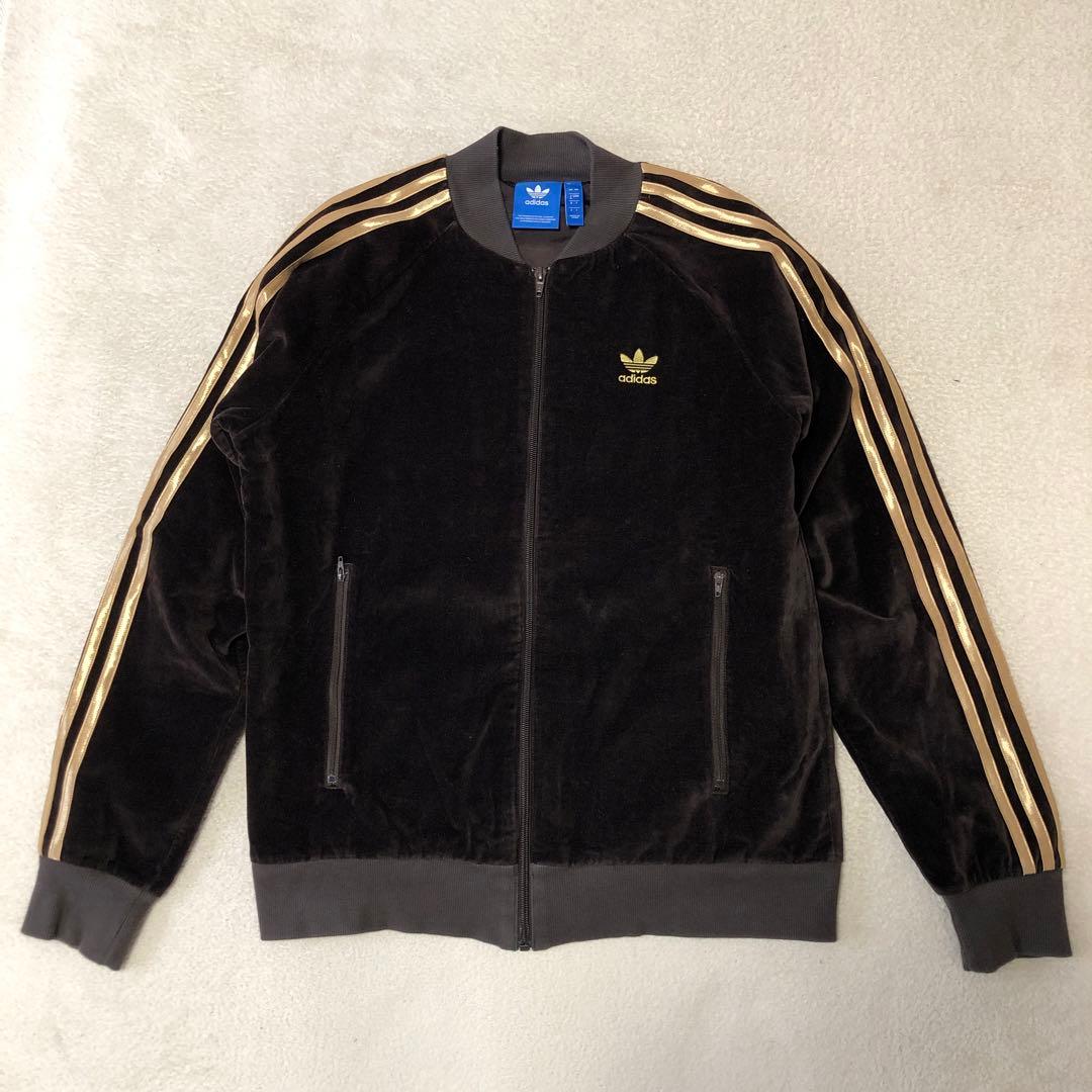 上のみ　adidas BY別注 ベロア トラックジャケット　M