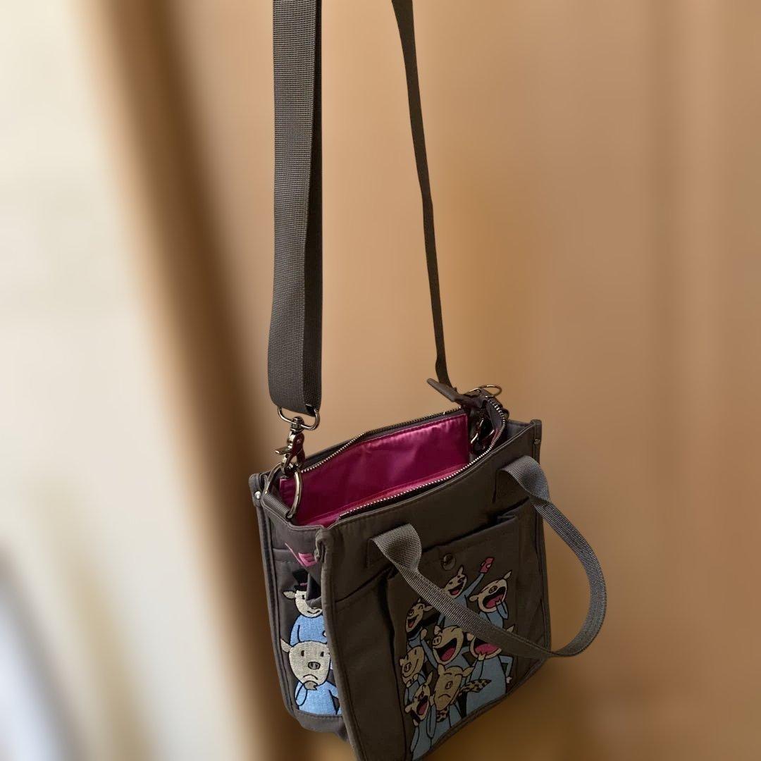 アルベロベロ　オレボレブラ　刺繍のショルダーバッグ　斜めがけバッグ