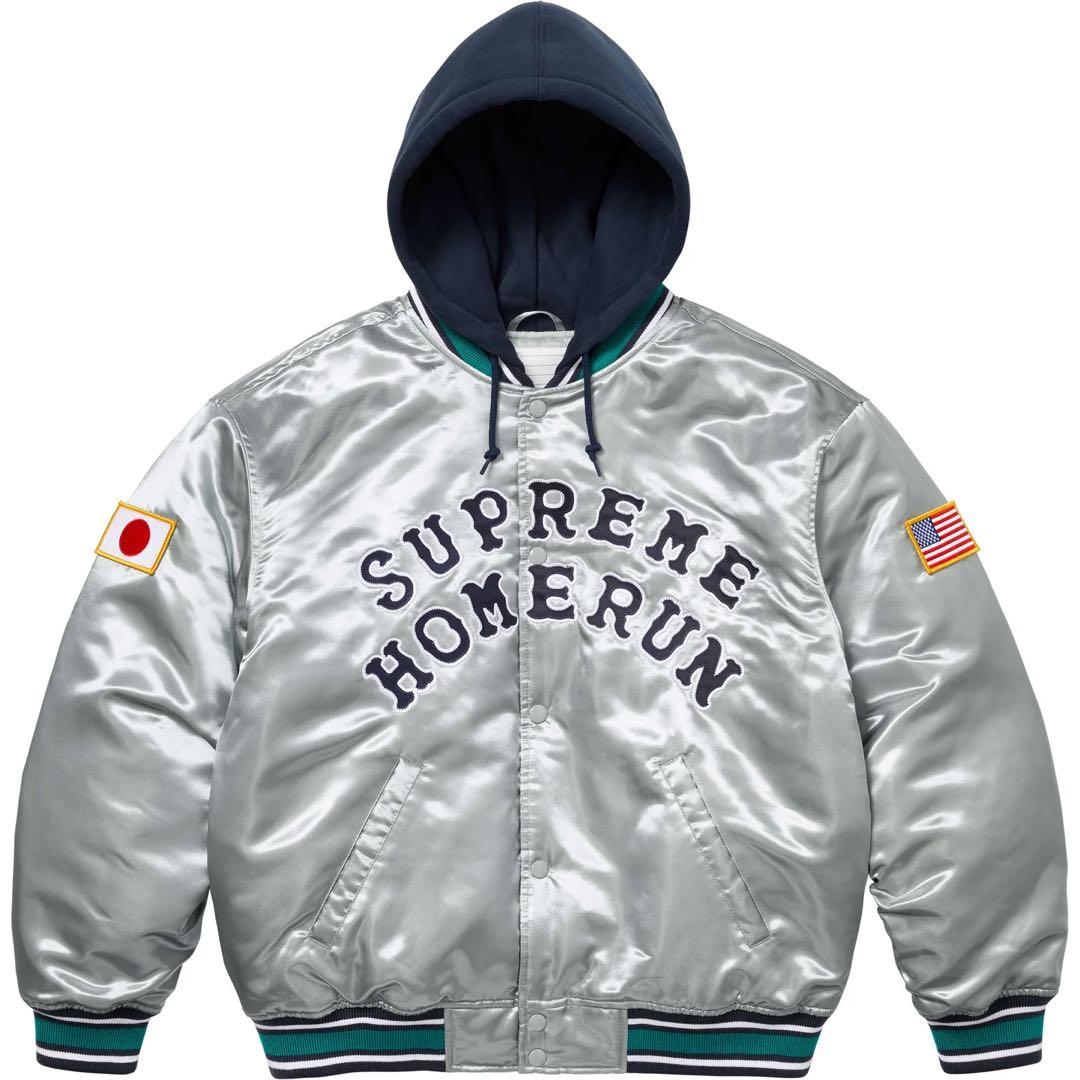 【⚠️お値下げ可】Supreme run Satin Hooded