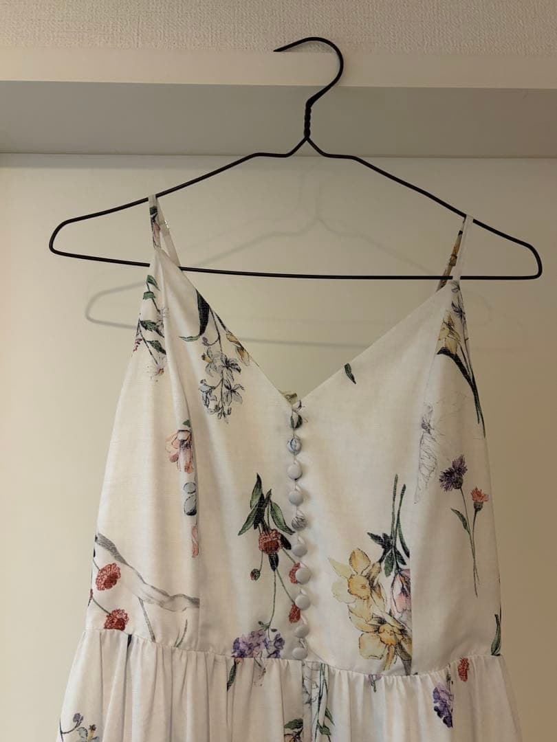 【k】FRAY I.D フレイアイディボタニカルプリントキャミソールワンピ