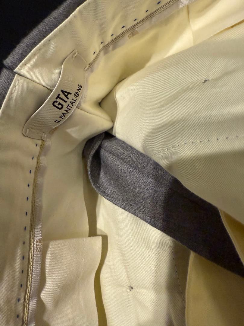 GTA HERRICKエリック ウールサキソニー2Pサイドアジャスターパンツ