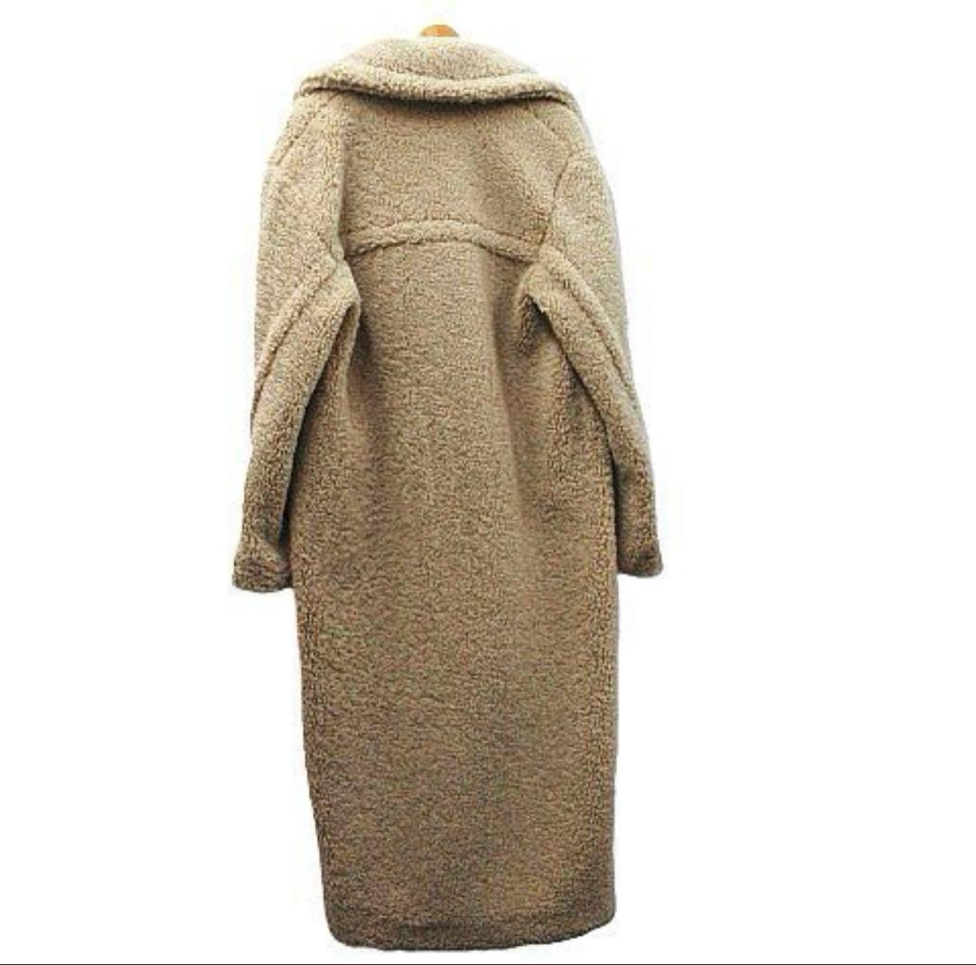 ZARA ザラ エクストラロング フェイクボアコート　テディベアコート