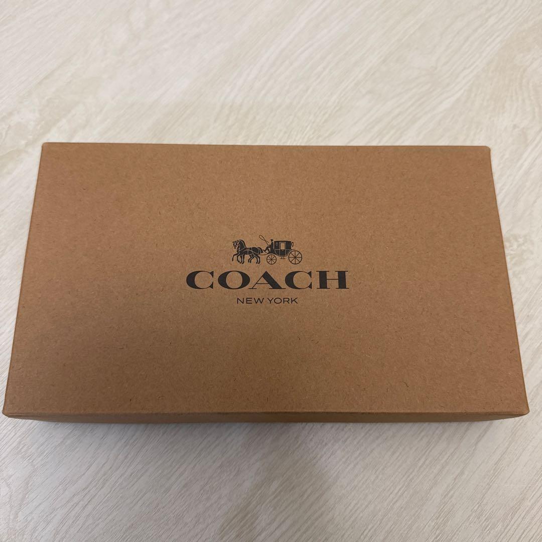 【新品未使用】コーチ 長財布 レディース メンズ　COACH プレゼント　就職