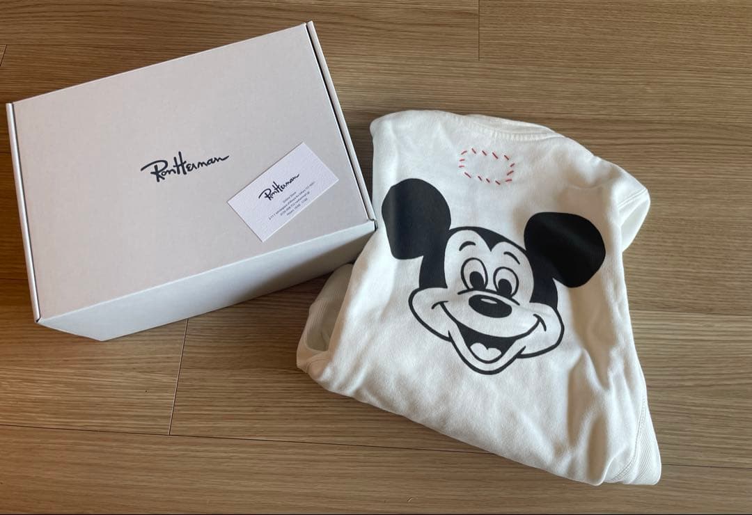 新品 別注 ロンハーマン ミッキー キッズ 130 L スナップカーディガン