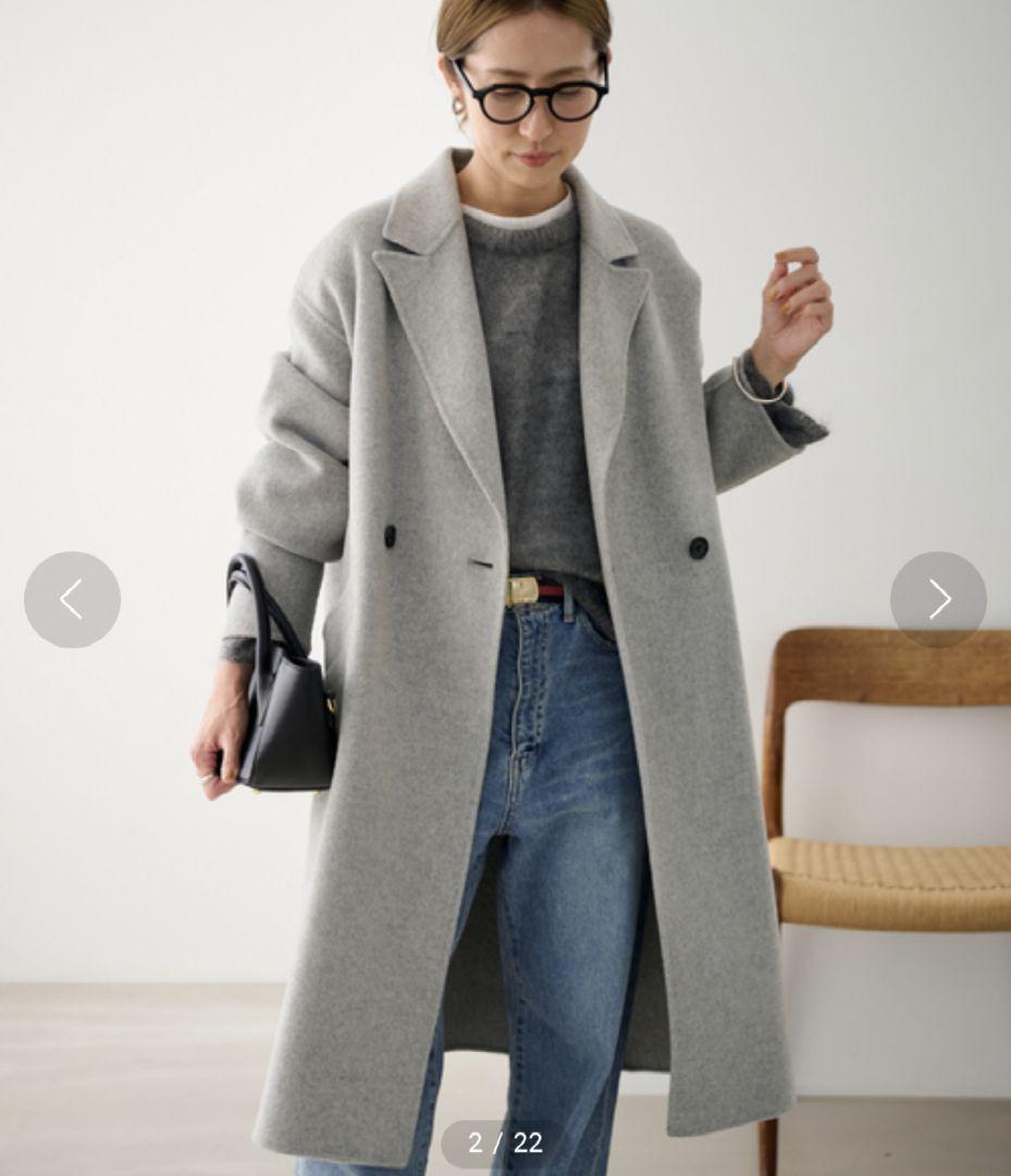 FRAMEWORK SUPER160's ダブルブレストコート 38